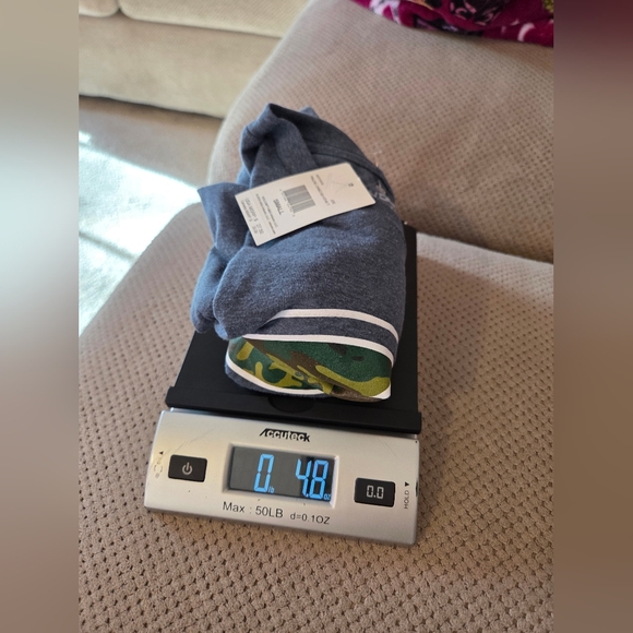 New Volcom men's small Heather blue camo short sleeve top - Picture 9 of 9